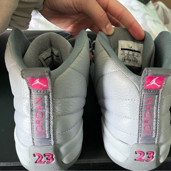 Nike Air Jordan 12 XII Retro Vivid Pink Grey - Picture 5 of 5